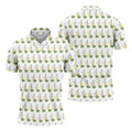 Beer And Lime Palm Tree Pattern Tropical Golf Shirt, Golf Shirts For Men, Polo Shirts For Men