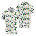 Funny Stick Figure Naughty Position Shamrock St Patrick's Day Golf Shirt, Performance Golf Shirt, Polo Shirts For Men
