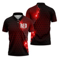 Remember Everyone Deployed Hexagonal Gradient Father's Day Golf Shirt, 250 Years Polo Shirts For Men