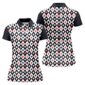 Casino Royale Dirty Argyle Pattern Funny Women's Golf Tops, Valentines Golf Gift, Ladies Golf Polos
