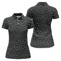 Video Game Controller Seamless Pattern Hawaiian Golf Shirt, Women's Golf Tops, Ladies Golf Shirts