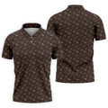 Turkey Hunting Seamless Pattern Funny Golf Shirts, Father's Day Golf Shirt, Golf Gift For Dad