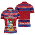 Tropical Santa Mele Kalikimaka Christmas Golf Shirt, Men's Golf Shirt, Hawaiian Golf Shirt, Printed Golf Shirts