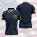 I Just Want To Play Golf Drink Beer And Take Naps Navy Golf Shirt, Men's Funny Golf Shirts