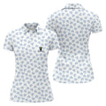 Vitamin G Shamrock Pattern Golf And Beer White Golf Shirt, St Patrick's Day Golf Shirt, Women's Golf Shirts