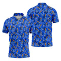 Drive Light Golf And Beer Tropical Pattern Fun Golf Shirt, Golf Tops For Men, Golf Shirts For Men