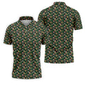 Six Seven Funny Christmas Green Golf Tops For Men, Christmas Golf Shirt, Men Golf Apparel