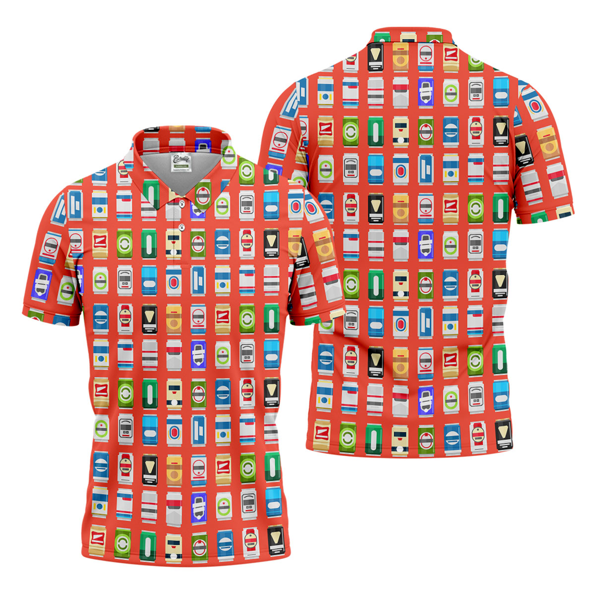 Famous Beer Can Golf Shirt, Golf And Beer Polo Shirts For Men, Golf Shirts For Men, Golfing Apparel