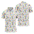 Funny Stick Figure Autism Puzzle Polo Shirts For Men, Autism Awareness Golf Shirt, Golfing Apparel