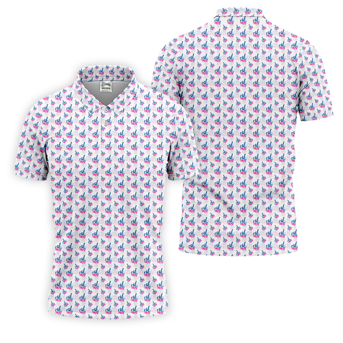 F*ck 3 Putts Men's Funny Golf Shirts, Cool Golf Shirt, Polo Shirts For Men, Golf Shirts For Men