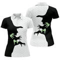 Halloween Wicked Witch Shadow Golf Shirt, Women's Golf Polo, Ladies Golf Tops