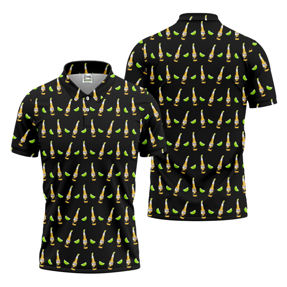 Fore-ona Extra Find Your Fairway Beer And Lime Men's Funny Golf Shirts, Golf Shirts For Men
