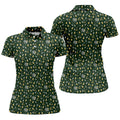 Let's Par Tee Funny Golf Pattern Polo Shirt, Ladies Golf Shirt, Women's Golf Apparel