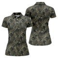 Duck Hunting Labrador Hawaiian Golf Shirt, Women's Golf Apparel, Golf Polo For Women
