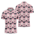 Coquette Pumpkin Boo Pink And Black Cute Golf Outfit, Fun Golf Shirts For Men, Golfing Apparel