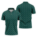 Smoke Whiskey Green Golf Shirt, Golf Whiskey Polo Shirts For Men, Golf Shirts For Men