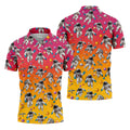 Space Astronaut Hawaiian Golf Shirt, Men's Golf Shirt, Polo Shirts For Men