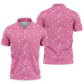 Save Second Base Fight Breast Cancer Polo Shirt, Polo Shirts For Men, Printed Golf Shirts