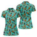 Cool Pineapple Tropical Theme Hawaiian Golf Shirt, Golf Shirt For Women, Golfing Apparel