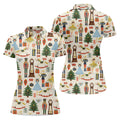 Vintage Nutcracker Christmas Golf Shirt, Women's Golf Tops, Cute Golf Outfit, Golf Gift For Ladies