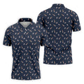 Beer Bottle Vs Can Seamless Pattern Golf Tops For Men, Golf And Beer Golf Shirts For Men