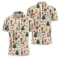 Vintage Nutcracker Christmas Golf Shirt, Men's Golf Polo Shirts, Cute Golf Outfit, Golf Gift For Men