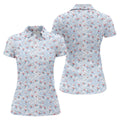 Fore Right Cold As Slice Golf And Beer Fun Women's Golf Shirts, Ladies Golf Shirts