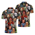 Halloween Golf Shirts, Golf Tops For Men, Gifts For Golf Lovers, Polo Shirts For Men, Golfing Apparel