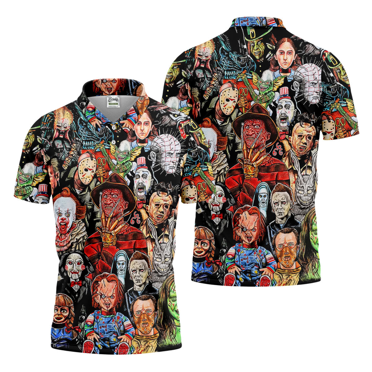 Halloween Golf Shirts, Golf Tops For Men, Gifts For Golf Lovers, Polo Shirts For Men, Golfing Apparel