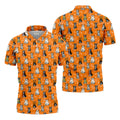 Halloween Dog Costume Pattern Golf Polo Shirt, Mens Golf Shirts, Polo Shirts For Men