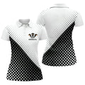 Adidachs Funny Dachshund White Golf Shirt, Fun Women's Golf Shirts, Ladies Golf Shirts