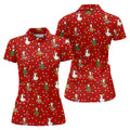 Funny Duck Merry Xmas Red Golf Shirts, Christmas Golf Shirt, Golf Gifts For Women, Fun Golf Shirt
