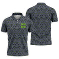 Foolish Mortals Haunted Halloween Polo Shirt, Printed Golf Shirts, Golf Apparel For Men