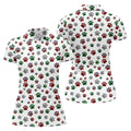 A Heartbeat At My Feet Paw Print Polo Shirt Dog Lover Gift, Ladies Golf Shirts, Golf Gifts For Women