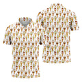 Adult Humor Ice Cream Golf Shirt, Funny Cone Pattern, Golf Shirt For Men