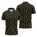 Mexican Mustach Funny Cactus Cinco De Mayo Celebration Fiesta Themed Golf Shirts For Men