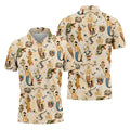 Mermen Rise And Shine Men's Funny Golf Shirts, Gay Pride Month Celebrate Golf Shirts For Men
