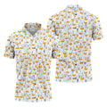 Mine Mine Mine Golf Shirt, Funny Seagull Beach Pattern, Golf Shirt For Men