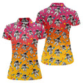 Space Astronaut Hawaiian Golf Shirt, Women's Golf Tops, Ladies Golf Shirts