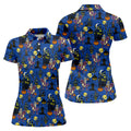 Dinosaur Mummy Pumpkin Halloween Polo Shirt, Golf Shirts For Women, Women’s Golf Apparel