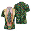 Funny Costume Shamrock St Patrick's Day Golf Shirt, Performance Golf Shirt, Polo Shirts For Men
