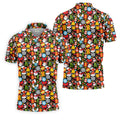 Festive Christmas Golf Tops For Men, Christmas Golf Shirt, Polo Shirts For Men, Golf Gift For Men