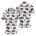 Golf Cart Girls Pattern Golf Polo Shirt, Hawaiian Golf Shirt, Mens Golf Apparel