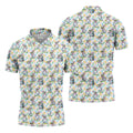 Funny Easter Bunny Golf And Beer Golf Shirts For Men, Men's Funny Golf Shirts, Polo Shirts For Men