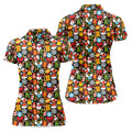 Festive Christmas Women Golf Top, Christmas Golf Shirt, Ladies Golf Shirts, Golf Gifts For Women