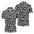 Funny Middle Finger Hand Golf Polo Shirt, Printed Golf Shirts, Golf Polo Shirts For Men