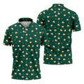 Blue White Orange Confetti Balloons Irish Flag St Patrick's Day Golf Shirt, Golf Gift For Men, Golf Shirts For Men