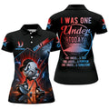I Was One Under Today Funny Golf Ball Hawaiian Polo Shirt, Womens Golf Polo, Golf Apparel