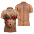 Funny Elf Bra Bells Christmas Golf Shirt, Mens Golf Polo, Golf Apparel For Men