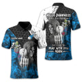 Hello Darkness My Old Friend Custom Golf Shirt, Present For Golfer